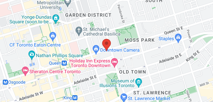 map of #209 -127 QUEEN ST E